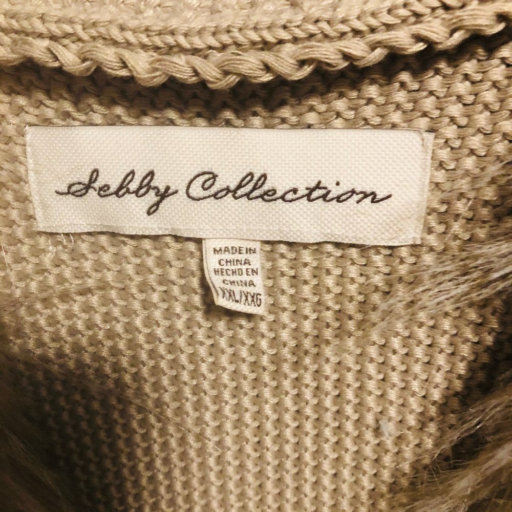 Sebby Collection Fux Fur Vest - Picture 4 of 6